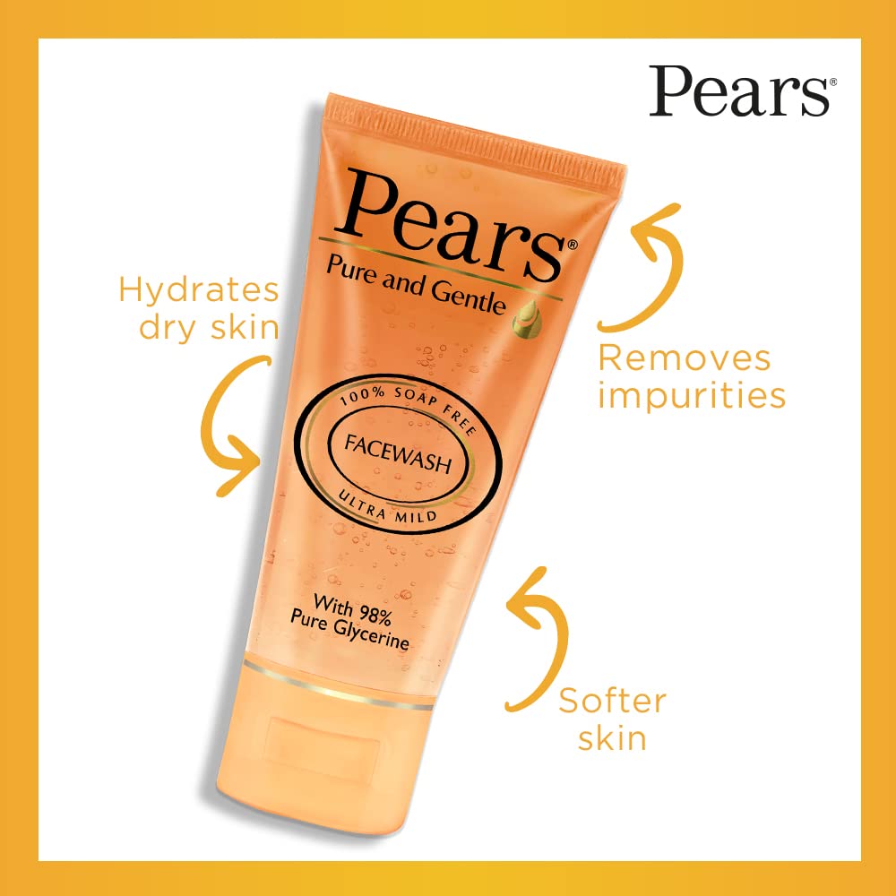 PEARS Pure & Gentle Face Wash, 60g