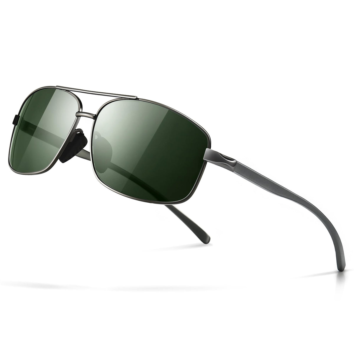 SUNGAIT Ultra Lightweight Rectangular Polarized Sunglasses UV400 Protection