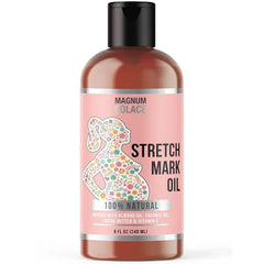 Magnum Solace Stretch Mark Oil for Pregnancy 100% Natural Belly Oil for Pregnancy with Cocoa Butter Oil, Almond Oil for Skin Alternative to Stretch Mark Cream for Pregnancy