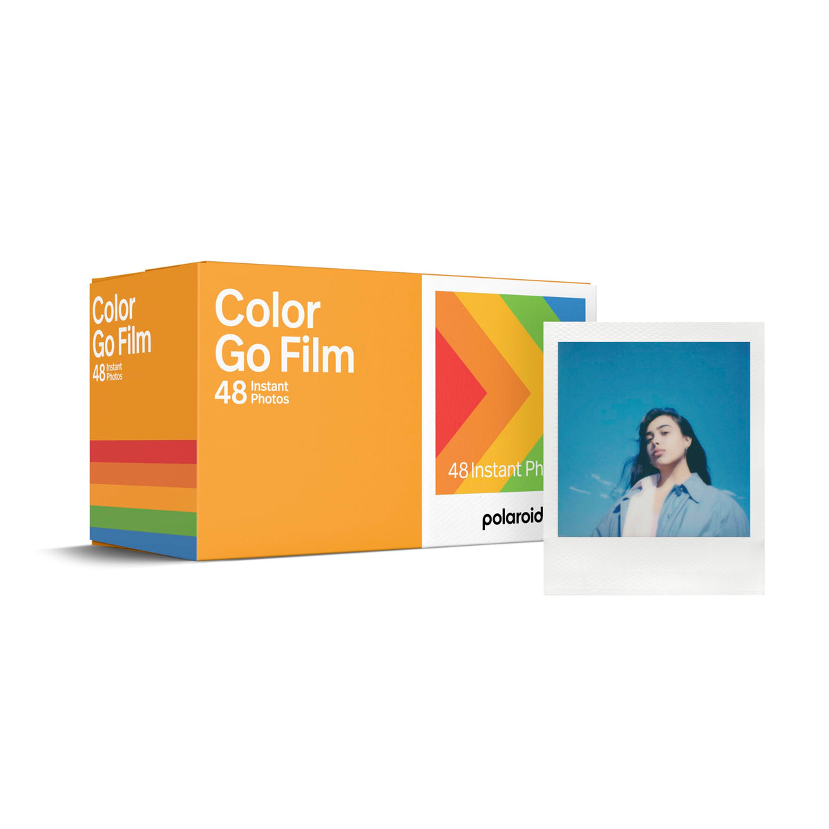 Polaroid Go Color Film Double Pack, 48 Photos, White Frame