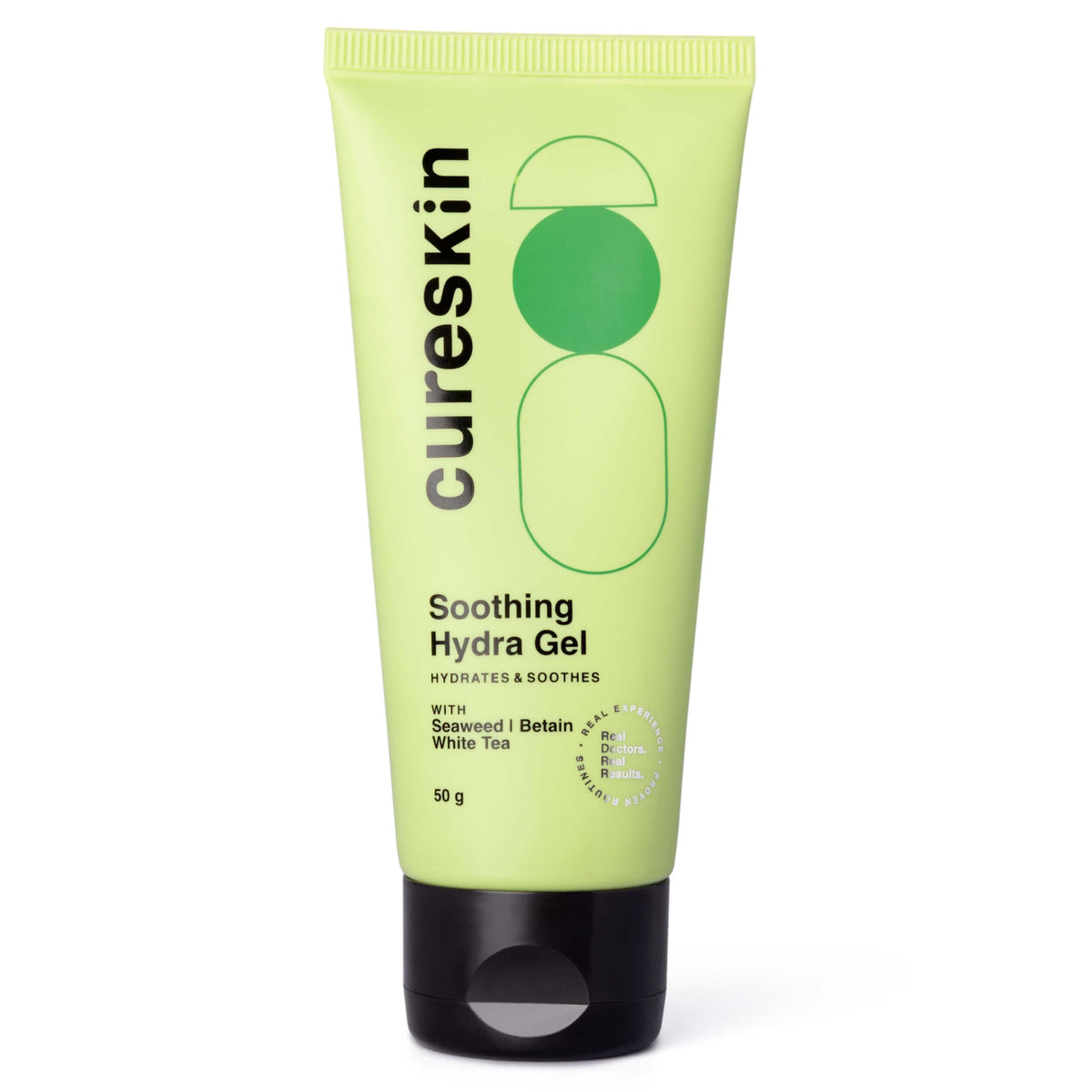 Cure Skin Hydra Soothing Gel | Hydrates and Calms with Seaweed, Betaine and White Tea, 50g (Pack of 1)