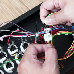 Brook Fighting Board Cable - 20-Pin Button and Joystick Harness with 4-Pin Button Harness, Button Joystick Harness DIY Builds/Arcade Stick/Fighting Board Accessories