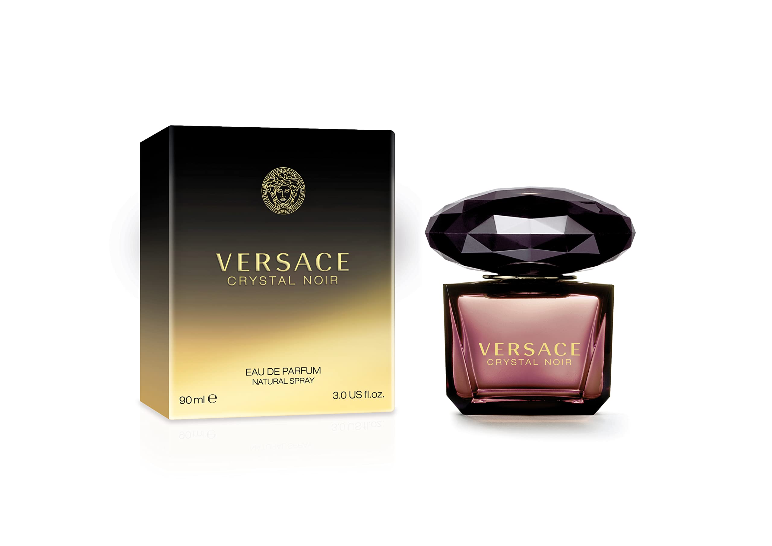 Versace Crystal Noir by Versace for Women - Eau de Parfum, 90ml