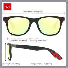 Polarized Sunglasses Mens Womens Cool Fishing Driving Hiking Ultralight Retro Wrap Around Travel sun glasses UV Protection