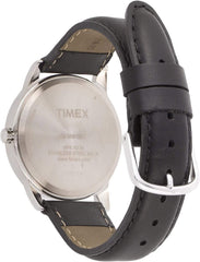 Timex Men's Easy Reader 35mm Watch – Gold-Tone Case White Dial with Gold-Tone Tapered Expansion Band - Black/Silver-Tone/White/A/35mm