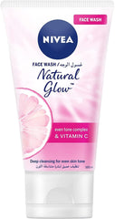 NIVEA Face Wash Cleanser, Natural Glow, Even Skin Tone, 100ml