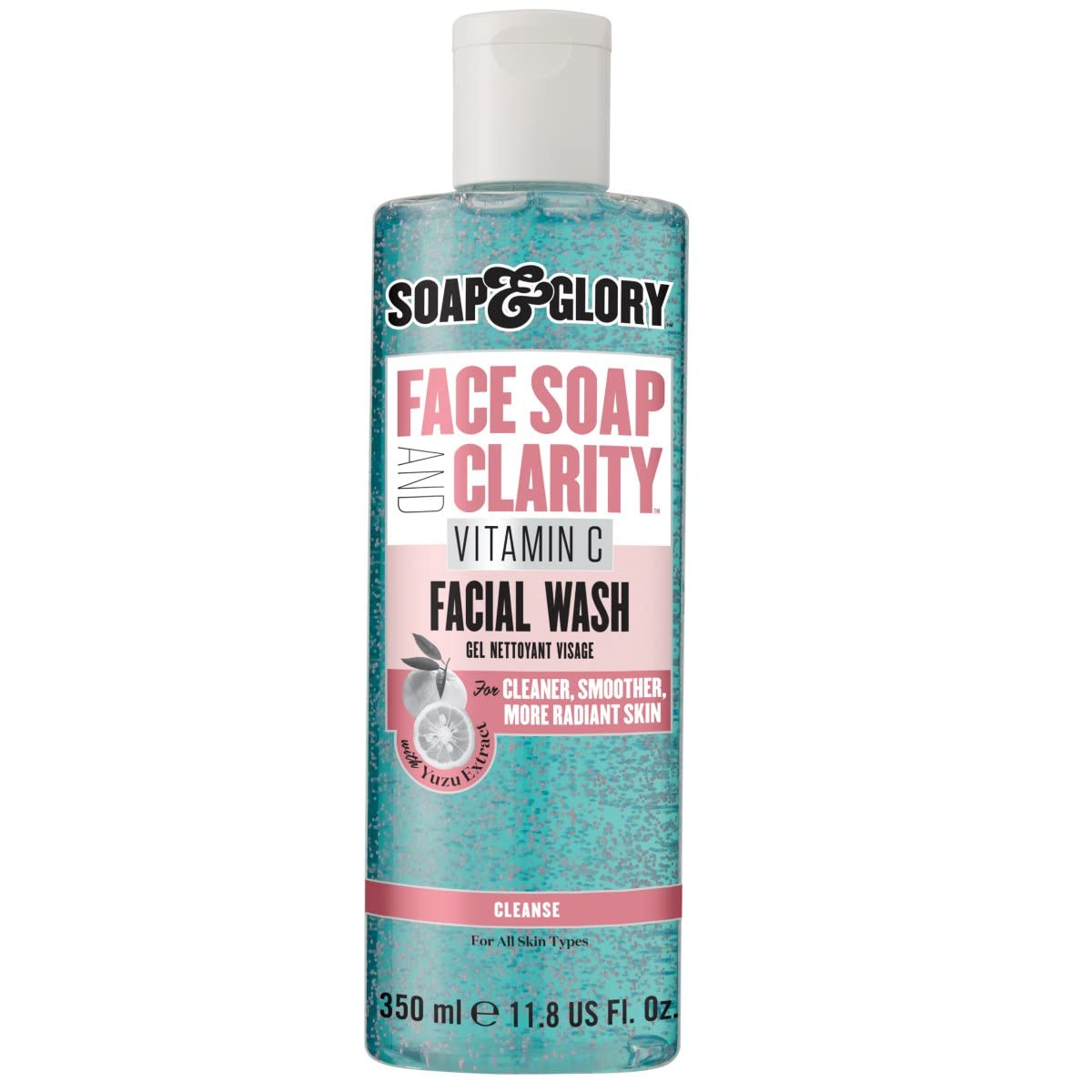 Soap & Glory Face Soap And Clarity 3-In-1 Daily Detox Vitamin C Facial Wash - 350Ml