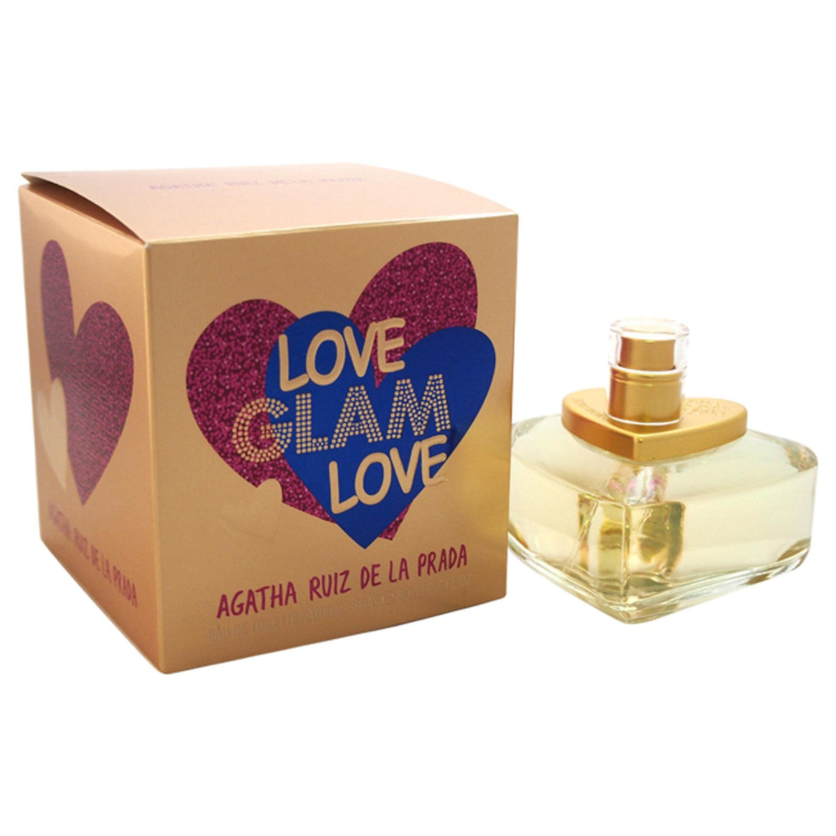 Agatha Ruiz De la Prada Love Glam Love Eau de Toilette Spray for Women, 2.7 Ounce