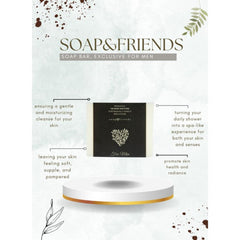 Soap Friends Premium Bar for Men | 130g Musk for Daily Cleansing with Elegant Aroma by - Luxurious Men's with Rich Musk Scent for Deep Cleansing
