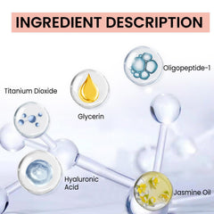 Hyaluronic Acid Foundation Serums, Full Coverage Foundation Tinted Serums with Hyaluronic Acid, 30ml Light Natural Glow Enhancer Lotion for Brighten Skin Tone
