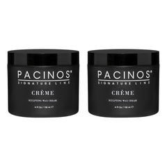 Pacinos Cr?me - Sculpting Wax Cream, Medium Hold with Medium Shine, All Hair Types, 4 fl oz (2 Pack)