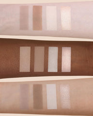 Flower Knows Butterfly Cloud Collar Highlight & Contour Palette, 0.56 oz./16 g – 4 Versatile Shades for Highlighting, Contouring, and Bronzing (02 Tawny Tea, 16g)