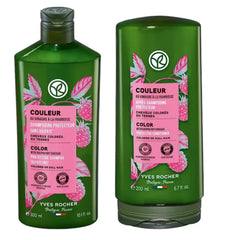Yves Rocher Color Protection and Shine Dyed Hair Conditioner and Shampoo Set of 2-300 ml./10.1 fl.oz. and 200 ml./6.7 fl.oz.