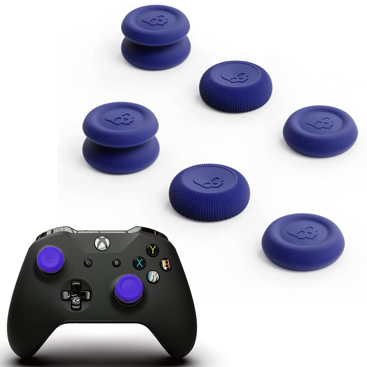 QUEENADA Joystick Replacement Cap Thumb Grip - Joycon Grip Button Stick Cover Switch Controller Compatible with Nintendo Switch D Analog Cap Skin Replacement Part Repair Kit Accessories(purple)