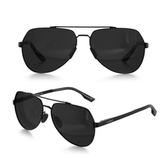 LUENX Aviator Sunglasses for Women Men Polarized Lens with Accessories - UV 400 Protection 60MM