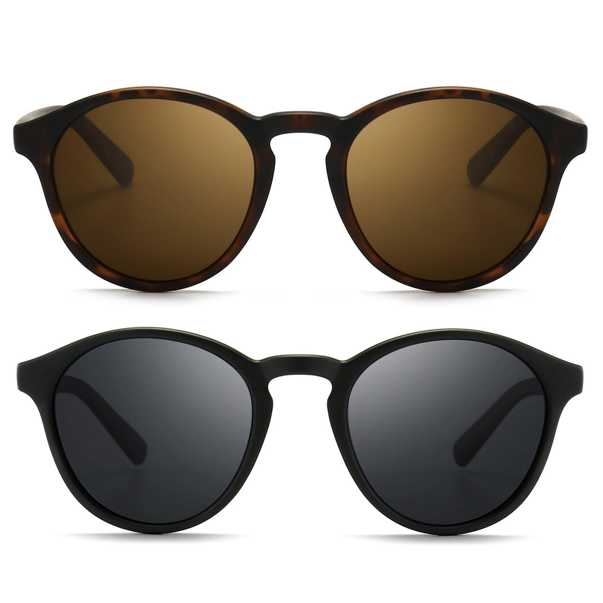 SUNGAIT Women's Classic Vintage Round Polarized Sunglasses Retro Style UV400 SGT166