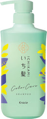 Ichikami Color Care & Base Treatment in Shampoo Pump, 16.2 fl oz (480 ml), Fade Resistant, Damage Care, Non-Silicone, Sulfate Free, Amino Acid Shampoo