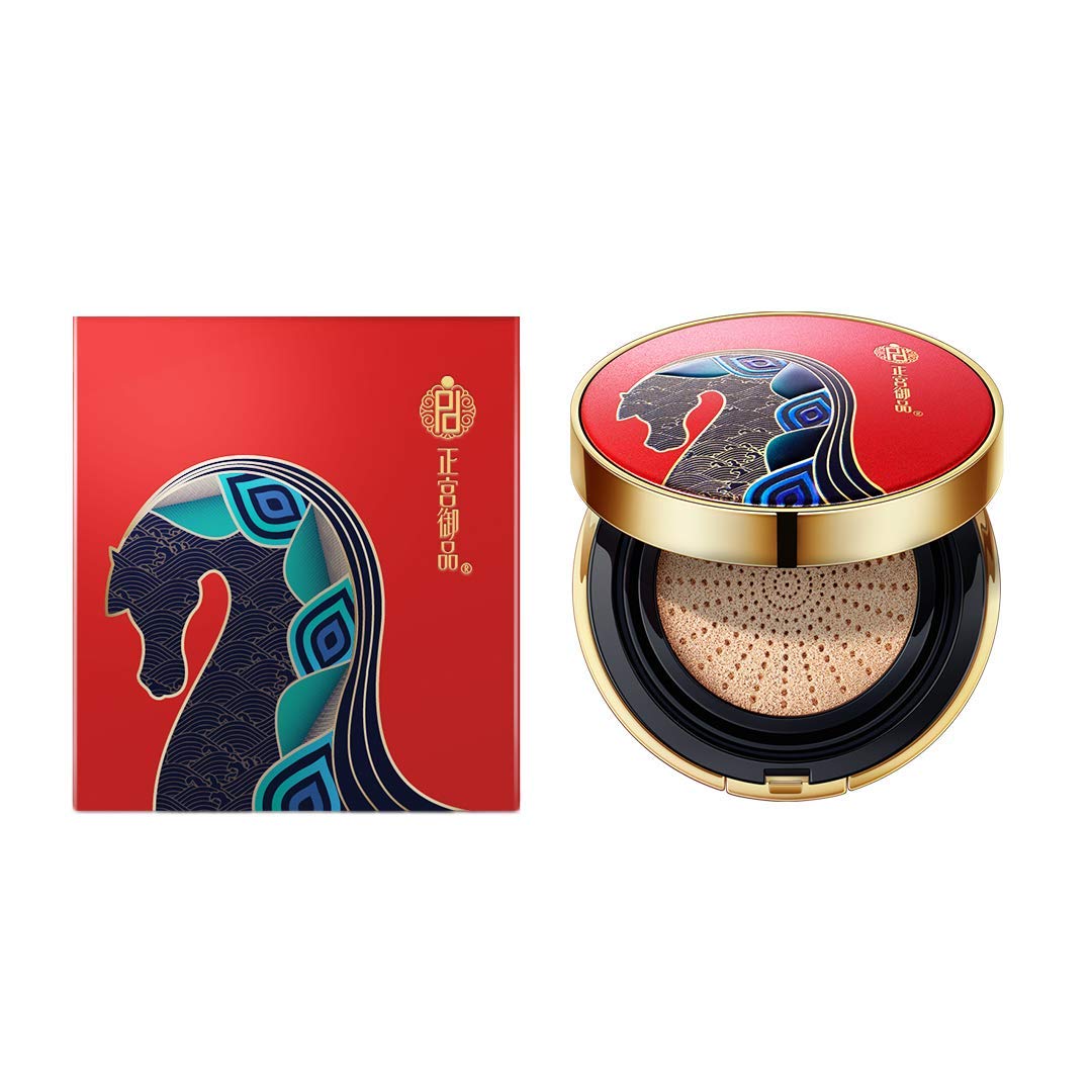 ZEESEA Palace Identity Air Cushion BB Cream Moisturizing Foundation Waterproof Concealer Long Lasting Brighten Makeup Natural Cover (N03#Natural)