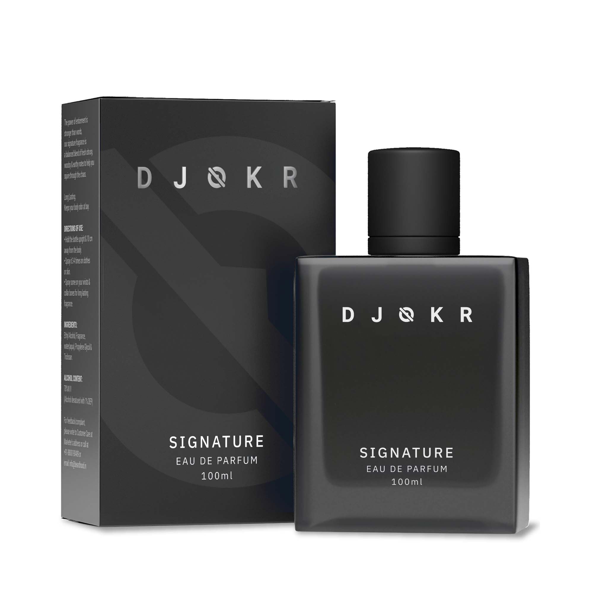 DJOKR Signature Perfume For Men 100 ml | Eau De Parfum | Premium Luxury Long Lasting Fragrance Spray