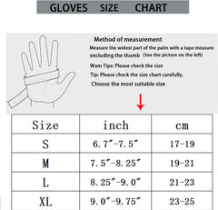 Excefore Winter Warm Gloves Men Women Cycling Wkiing Windproof and Waterproof Pu Leather Touchscreen Cold Weather Driving Gloves M Black