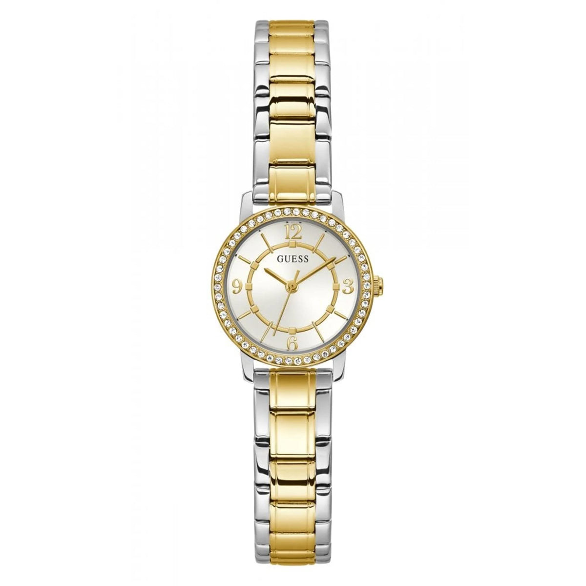 GUESS Women Analog Quartz Watch with Stainless Steel Strap GW0468L1