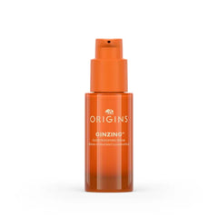 Origins GinZing Glow-Boosting Vitamin C Serum with Caffeine & Ginseng | Smoother Skin & Less Visible Pores, 1 Fl Oz