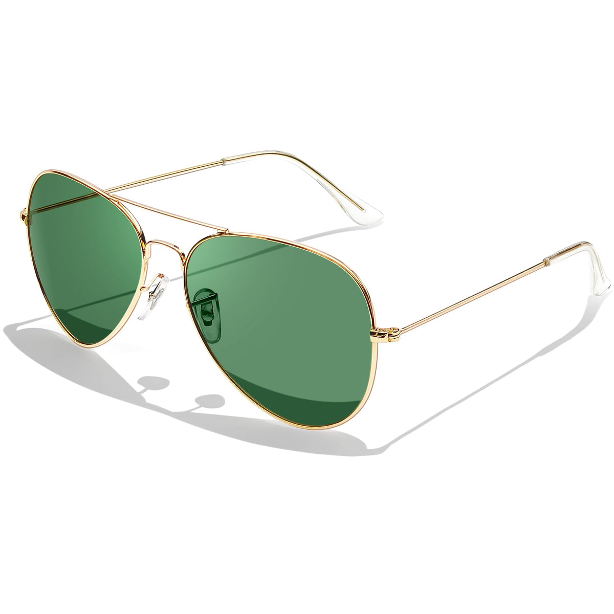 KANASTAL Polarized Sunglasses for Women and Men, Metal Frame Sun Glasses Retro Shades for Mens Driving Outdoor Military Style 100% UV400 Protection
