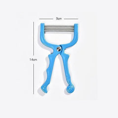 Excefore 3-Piece Portable Facial Hair Removal Set for Women, Manual Epilator for Face, Arms, Lips and Fingers, Ideal Beauty Tool