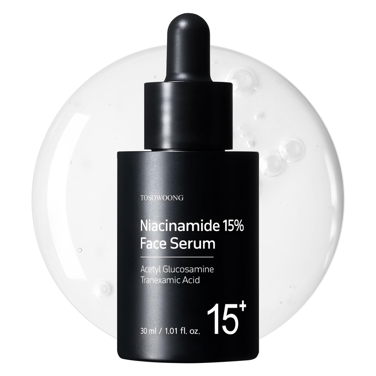 Tosoong 15% Niacinamide Face Serum, 150,100ppm Niacinamide, Tranexamide Acid, Supports Even Skin Tone, Glass Skin, Radiant Skin, Improves Appearance of Pores, Korean Skin Care, 30ml, 1.01