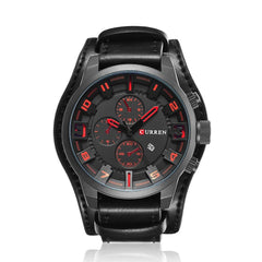 CURREN Analogue Men's Watch (Black Dial Black Colored Strap)