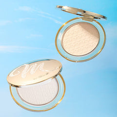 Golden Diamond Face Powder, Golden Face Powder, Diamond Face Powder - Makeup Powder, Setting Powder Makeup, Pressed Powder, Loose Powder Makeup, Face Powder Compact (Pearlescent)