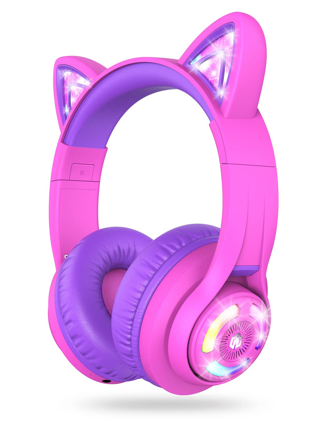 iClever Bluetooth Earphones for Kids 85/94dB Volume Control with Microphone for School Tablet Mobile Computer TV