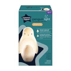 Tommee Tippee 2-in-1 Portable Penguin Nursery Night light with Portable Egg Light, Adjustable Brightness, USB-Powered