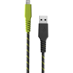 Skullcandy Line+ Braided USB-A to Lightning Charging Cable (S7BCL-P916) - Chill Grey/Yellow
