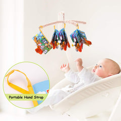 Baby Books Toys, Sensory Toys 0-6 Months Touch Feel Activity Soft Book, Crinkle Cloth Books for Babies, Baby Essentials For Newborn, Car Seat Stroller Soft Toys Gifts For Newborn 0 3 6 12 Months