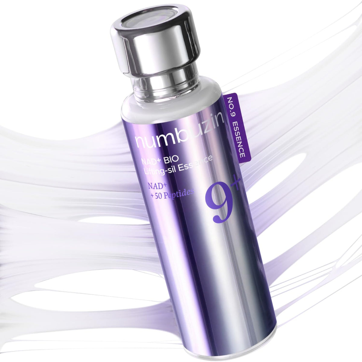 numbuzin No.9 Essence | NAD+ BIO Lifting-sil Essence | Lifting, Firming, Wrinkles, Fine Lines, Elasticity | Peptides, NAD+ | Serum for Aging, Dull Skin | 1.69 fl. oz.
