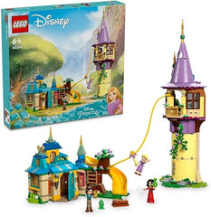 LEGO ǀ Disney Princess Rapunzel’s Tower & The Snuggly Duckling Tangled Building Toy Set for 6+ Year Old Girls and Boys with Flynn Rider and Mother Gothel Mini-Dolls, A Fun Gift for Kids 43241