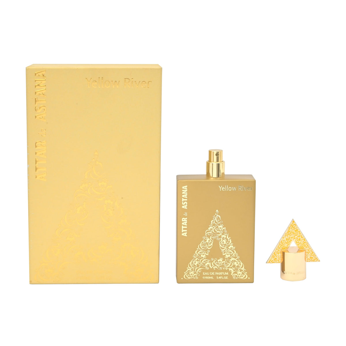 Attar Astana Yellow River Eau de Parfum 100ml-Luxury Long-Lasting Perfume for Men & Women, Warm Spicy Amber Fragrance,Premium Unisex Scent,Giftable perfumes for men and women.