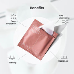 LA LUSH – 4 Pcs Bio-Collagen Real Deep Mask, Hydrating Overnight Hydrogel Mask, Pore Minimizing, Elasticity Improvement, 34g x4ea