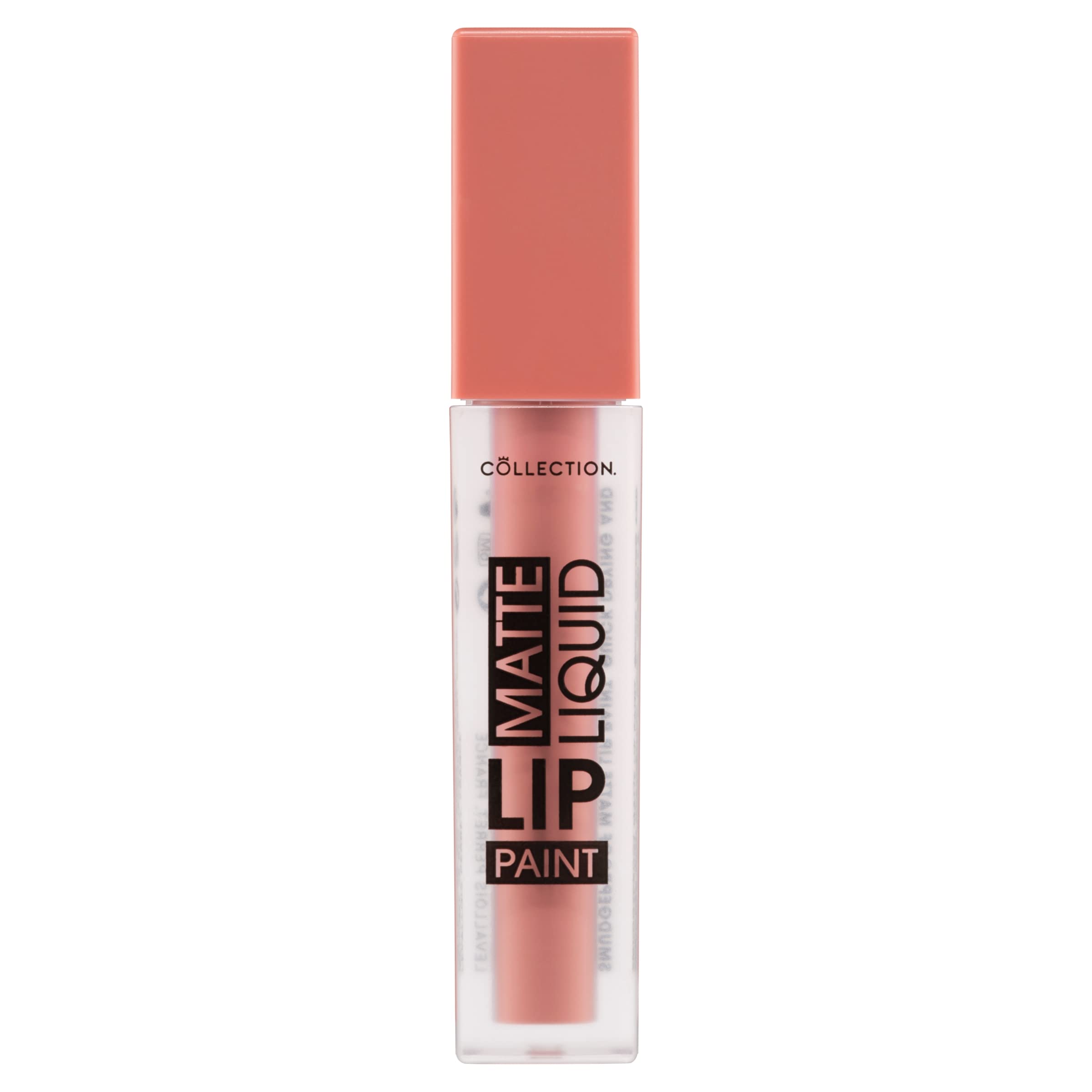 Collection Cosmetics Matte Liquid Lip Paint, Moisturising, Smudge-Proof, Go Getter, 3.5ml