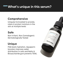 Minimalist 2% Hyaluronic Acid Serum for Intense Hydration, Glow & Fines Lines | 30 ml | Daily Hydrating Face Serum For Dry, Normal & Oily Skin