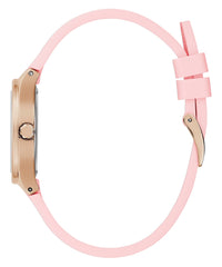 GUESS Women's 32mm Watch - Gold Tone Bracelet Champagne Dial Gold Tone Case