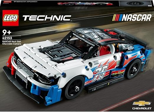 LEGO 42153 Technic NASCAR Next Gen Chevrolet Camaro ZL1 Model Car Building Kit, Toy Racing Vehicle, Collectible Motorsport Construction Set