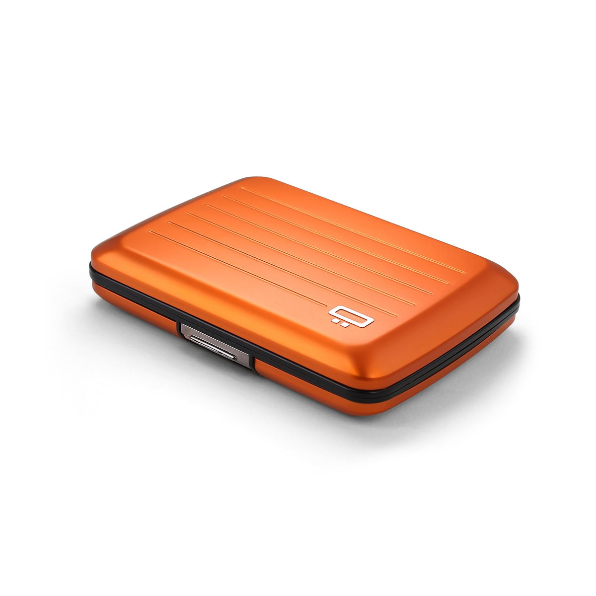 Aluminium Smart Case V2 Wallet - Metal Clasp - RFID Blocking Card Holder - Holds up to 10 Cards and Banknotes - Aluminum Orange