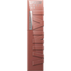 Maybelline New York Super Stay Vinyl Ink Nudes Longwear Transfer Proof Gloss Lipstick, Punchy