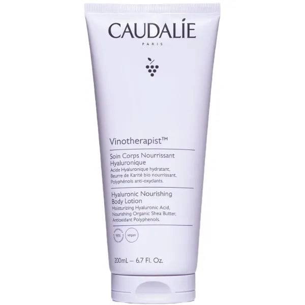 Caudalie Vinotherapist Nourishing Body Lotion with Shea Butter, 6.7 Fl Oz (Pack of 1) | Shea Butter, Hyaluronic acid