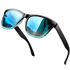 KANASTAL Polarized Sunglasses for Women, Classic Square Mens Sun Glasses, Lightweight Shades for Womens Outdoor 100% UV400 Protection Driving Fishing Golf Outdoor Activities