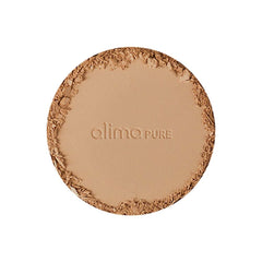 Alima Pure Pressed Foundation with Rosehip Antioxidant Complex - Pressed Powder- Mineral Powder Foundation (0.31oz/ 9.0 g) | Chestnut