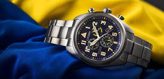Citizen Mens Chronograph Eco-Drive Watch Titanium