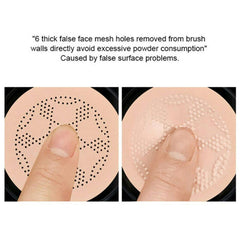 BOLHGF BB Cream Foundation Make up CC Cream, Liquid Foundation Mushroom Head Air Cushion BB Cream, Nude Makeup Moisturizing Concealer Lasting Brightening, with Makeup Sponge